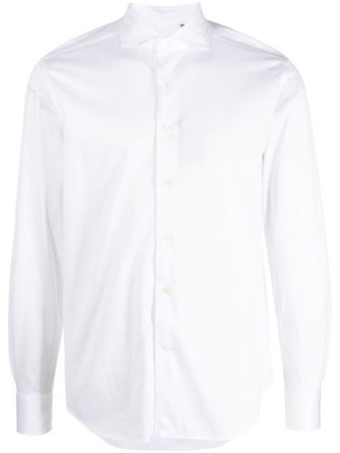 Chemise en coton à col italien - Corneliani - Modalova