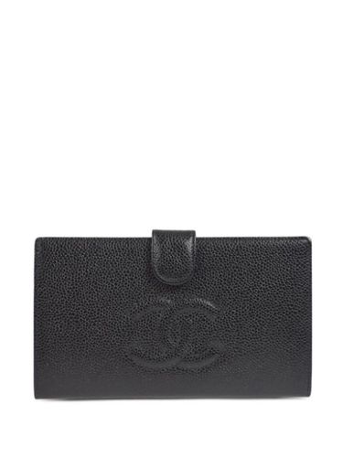 Portefeuille pliant à logo CC (1998) - CHANEL Pre-Owned - Modalova