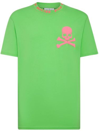 T-shirt en coton à imprimé Skull&Bones - Philipp Plein - Modalova