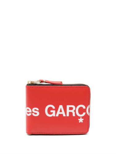 Portefeuille en cuir à logo imprimé - Comme Des Garçons Wallet - Modalova