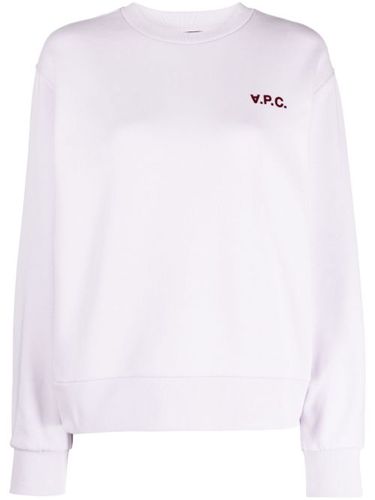 Sweat en coton à logo imprimé - A.P.C. - Modalova