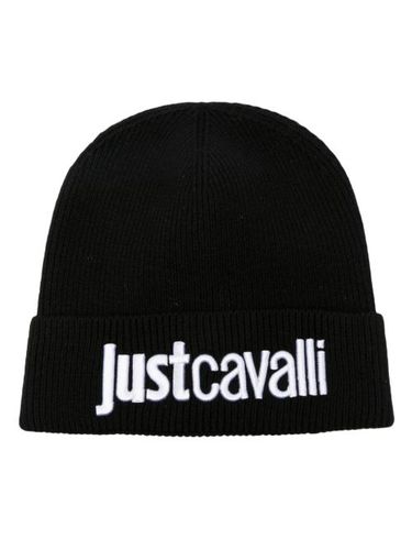 Bonnet nervuré à logo brodé - Just Cavalli - Modalova