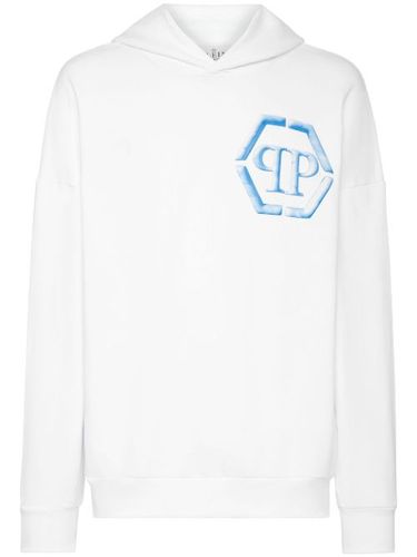 Hoodie en coton à logo imprimé - Philipp Plein - Modalova