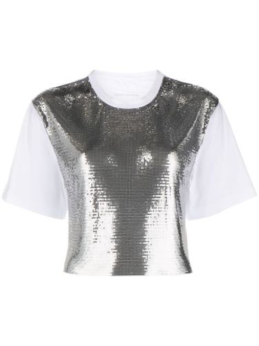 T-shirt en mesh métallisé - Rabanne - Modalova