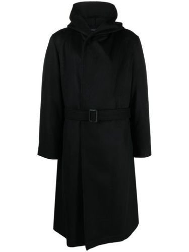 Manteau ceinturé à capuche - Yohji Yamamoto - Modalova