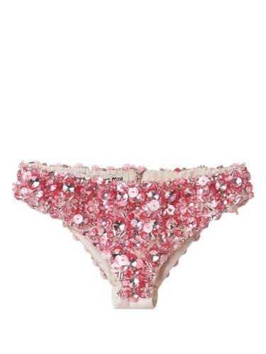 Miu Miu culotte à sequins - Rose - Miu Miu - Modalova