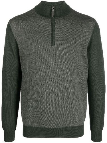 Pull en laine à col zippé - Canali - Modalova