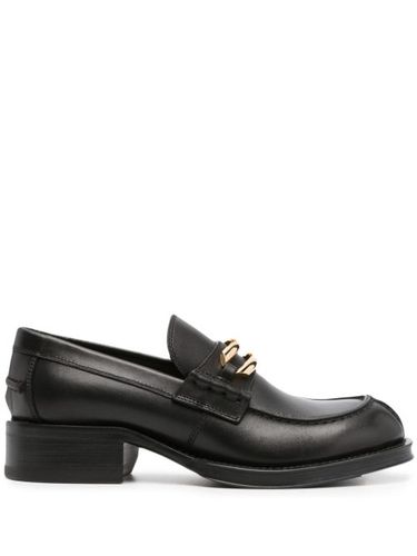 Mocassins en cuir à boucle - Lanvin - Modalova
