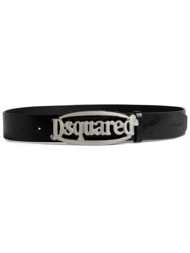 Ceinture en cuir à boucle logo - DSQUARED2 - Modalova