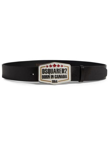 Ceinture en cuir à boucle logo - DSQUARED2 - Modalova