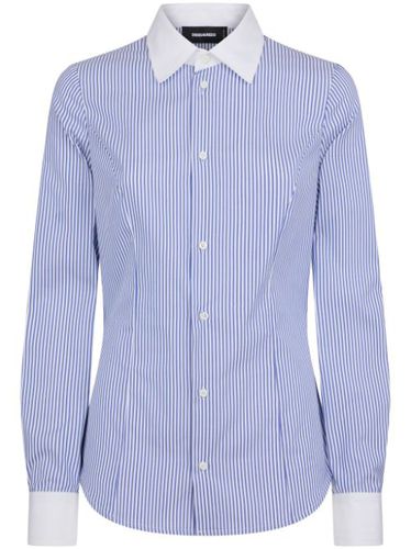 Chemise rayé à col contrastant - DSQUARED2 - Modalova