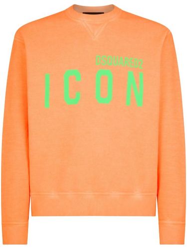 Sweat en coton à logo imprimé - DSQUARED2 - Modalova