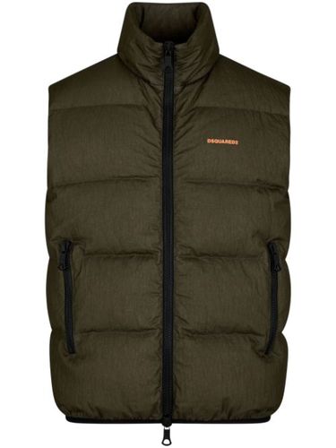 Gilet matelassé à logo brodé - DSQUARED2 - Modalova