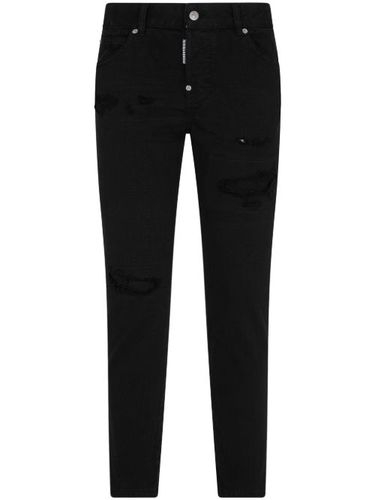 Jean slim Black Bul à effet usé - DSQUARED2 - Modalova