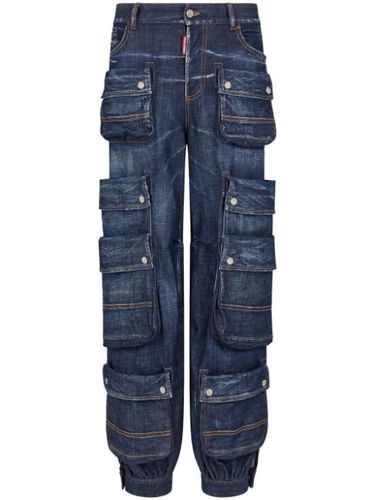 Jean fuselé à poches cargo - DSQUARED2 - Modalova