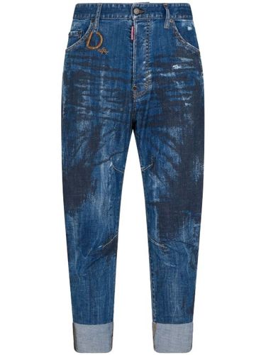 Jean slim à effet usé - DSQUARED2 - Modalova