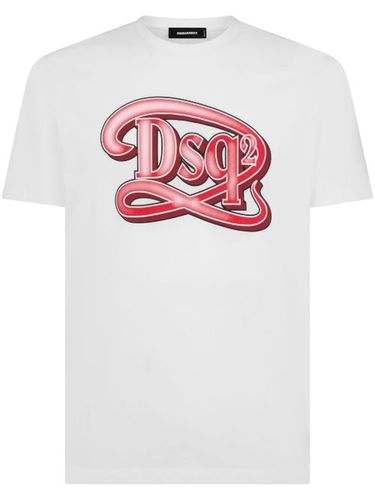 T-shirt en coton à logo imprimé - DSQUARED2 - Modalova