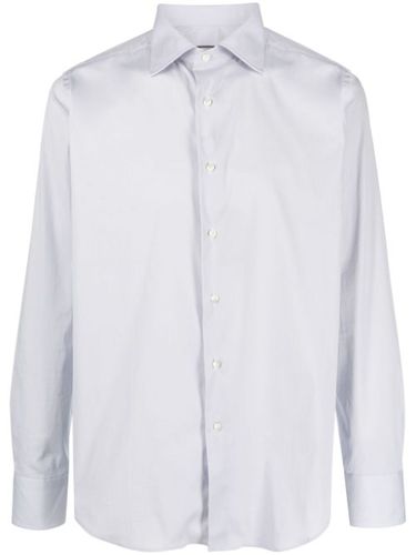 Canali chemise en popeline - Gris - Canali - Modalova