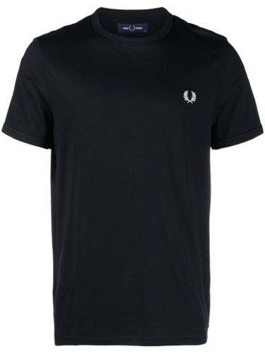 T-shirt en coton à logo brodé - Fred Perry - Modalova