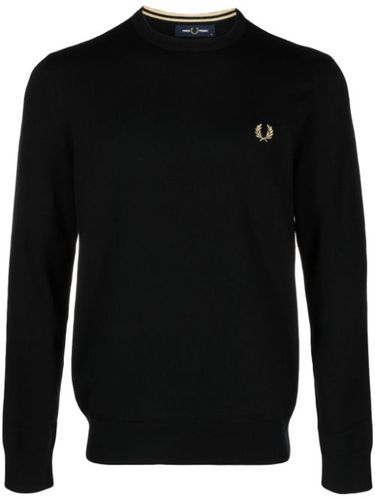 Pull à logo brodé - Fred Perry - Modalova