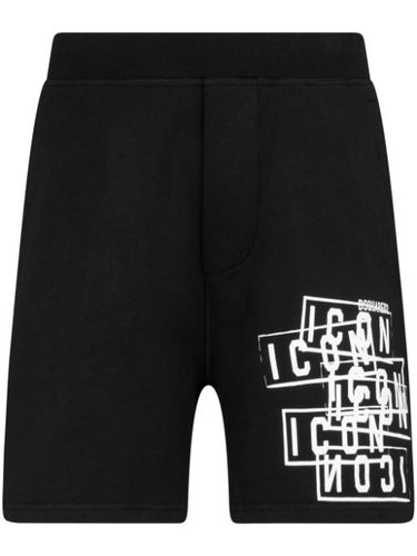 Short de sport à logo imprimé - DSQUARED2 - Modalova