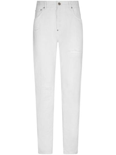 Jean White Bull Skater - DSQUARED2 - Modalova