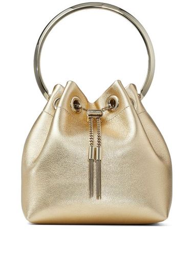 Sac seau Bon Bon à fini métallisé - Jimmy Choo - Modalova