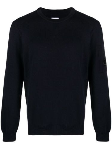 Pull en maille à verre de lunettes signature - C.P. Company - Modalova