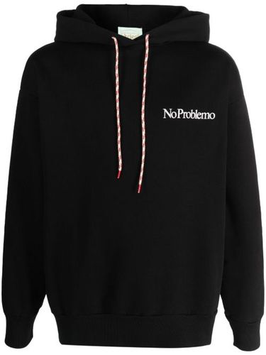 Hoodie en coton à slogan imprimé - Aries - Modalova