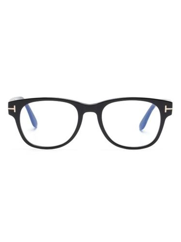 Lunettes de vue rondes à logo gravé - TOM FORD Eyewear - Modalova