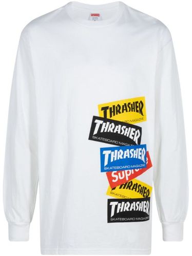 X Thrasher t-shirt Multi Logo 'White' - Supreme - Modalova