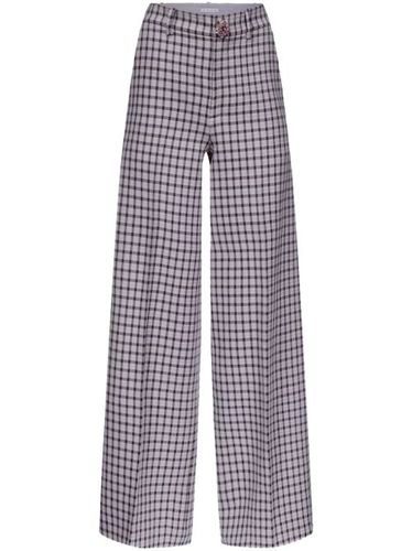 Pantalon ample à carreaux - AREA - Modalova