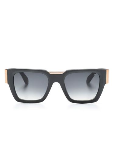 Lunettes de soleil carrées à plaque logo - Philipp Plein - Modalova