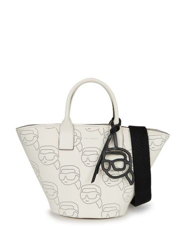 Sac cabas Ikon en cuir perforé - Karl Lagerfeld - Modalova