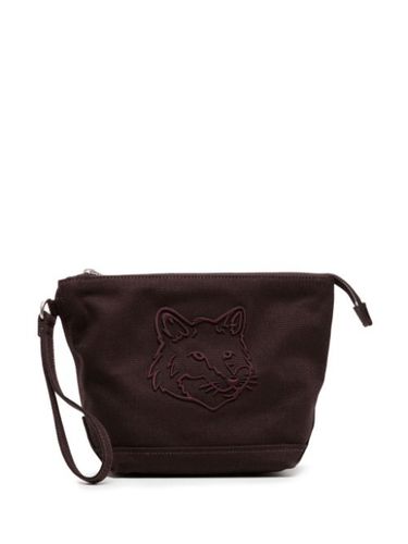 Pochette Bold Fox Head en toile - Maison Kitsuné - Modalova