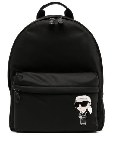 Sac à dos K/Ikonik 2.0 en cuir - Karl Lagerfeld - Modalova