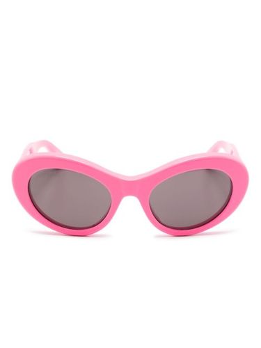 Lunettes de soleil à monture ronde - Balenciaga Eyewear - Modalova