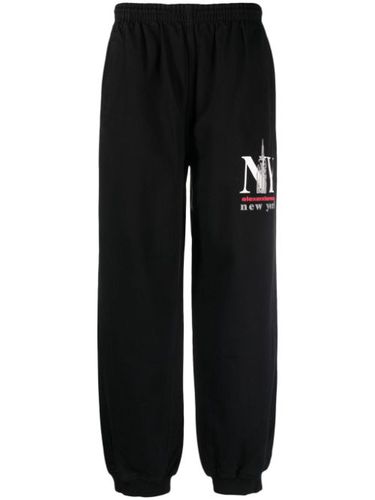 Pantalon de jogging à logo imprimé - Alexander Wang - Modalova