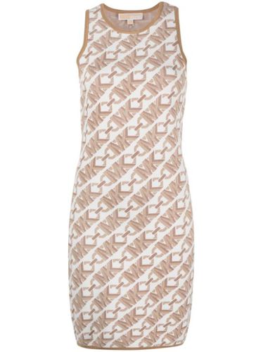 Robe sans manches à motif monogrammé en jacquard - Michael Michael Kors - Modalova