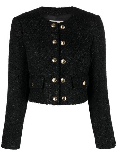 Veste crop en tweed à rayures - Michael Michael Kors - Modalova