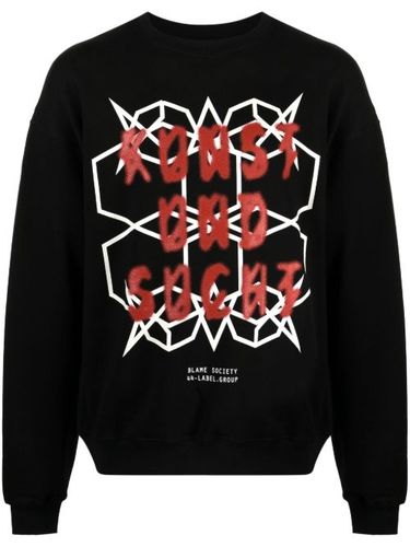 Sweat en coton à imprimé graphique - 44 LABEL GROUP - Modalova