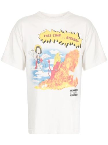 T-shirt en coton à imprimé graphique - SAINT MXXXXXX - Modalova