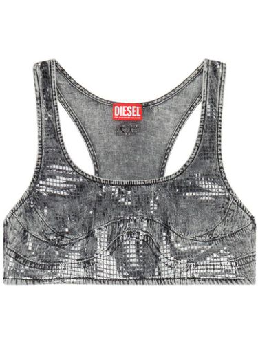 Haut crop De-Toppy-S en jean - Diesel - Modalova