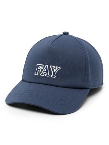 Fay casquette à logo brodé - Bleu - Fay - Modalova