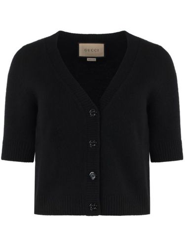 Cardigan en cachemire mélangé à col v - Gucci - Modalova