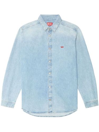 Chemise en jean D-SIMPLY à logo brodé - Diesel - Modalova