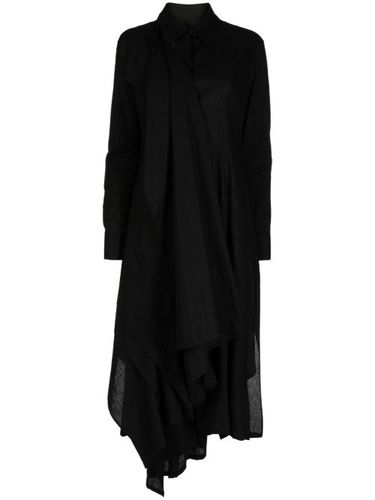 Robe mi-longue Muslin à design drapé - Yohji Yamamoto - Modalova