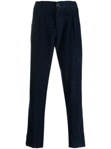 Pantalon côtelé droit à plis - Kiton - Modalova