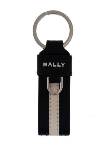 Porte-clés en cuir à logo imprimé - Bally - Modalova