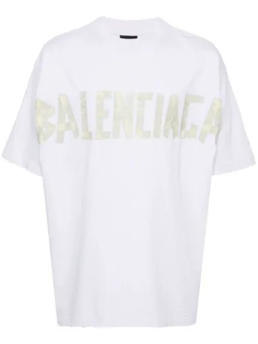 T-shirt Tape Type en coton - Balenciaga - Modalova